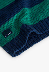 Maglione maglieria a righe per ragazzo