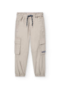 Pantaloni Cargo per Ragazzo Beige Boboli