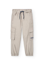 Pantaloni Cargo per Ragazzo Beige Boboli