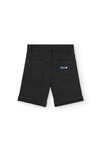 Bermuda in Denim per Ragazzo di Colore Nero Boboli