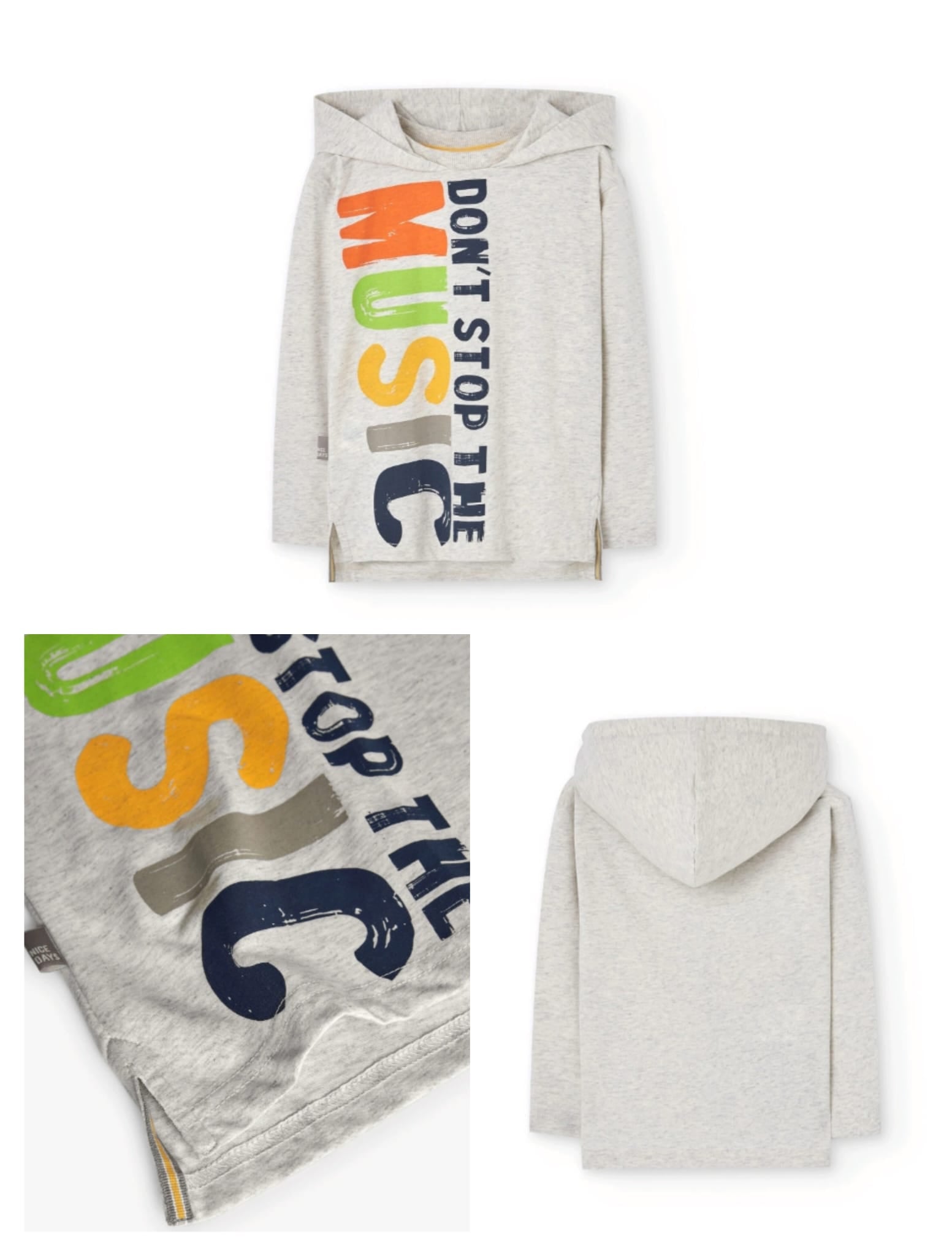 Maglietta jersey con cappuccio per ragazzo -BCI