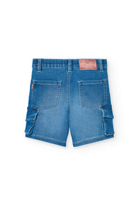 Bermuda Denim Punto per Ragazzo Boboli