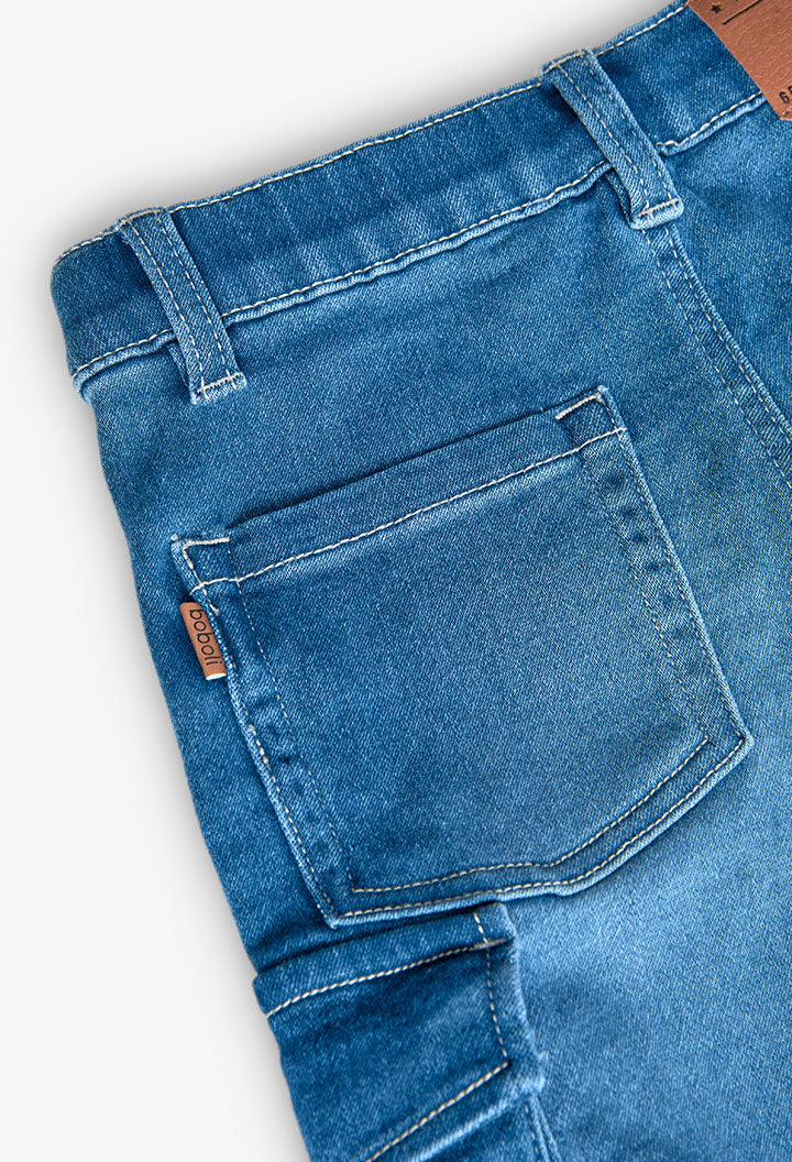 Bermuda Denim Punto per Ragazzo Boboli
