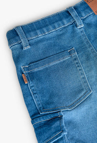 Bermuda Denim Punto per Ragazzo Boboli