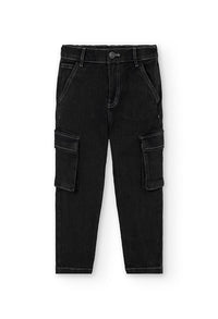 Pantaloni Denim Elastico per Ragazzo Boboli