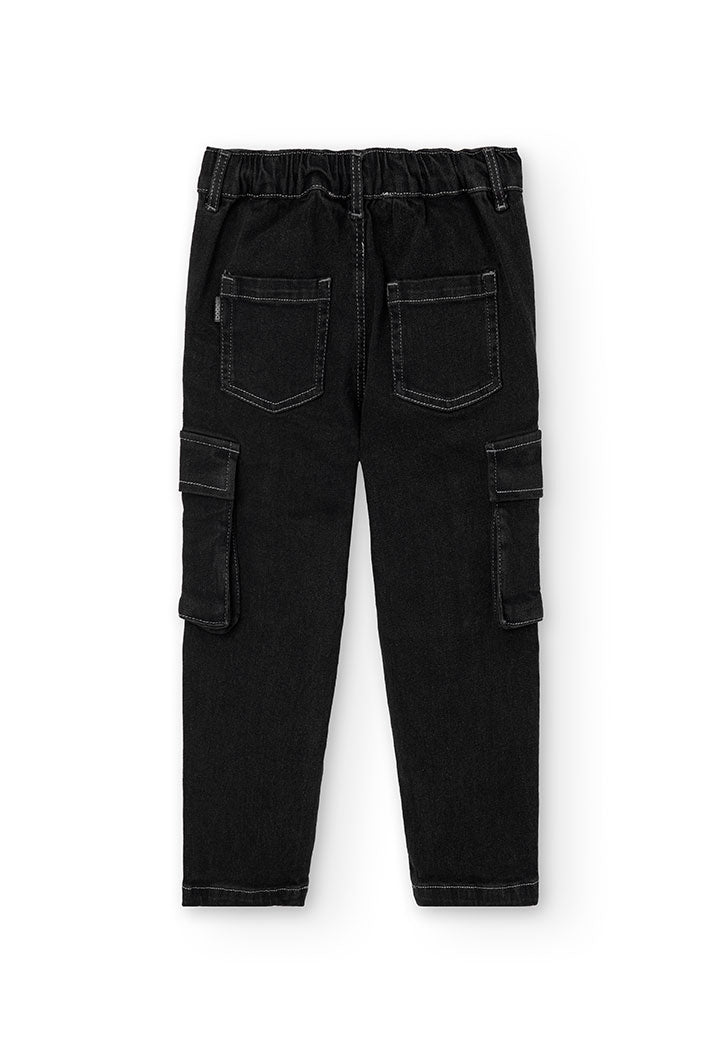 Pantaloni Denim Elastico per Ragazzo Boboli