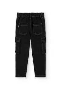 Pantaloni Denim Elastico per Ragazzo Boboli