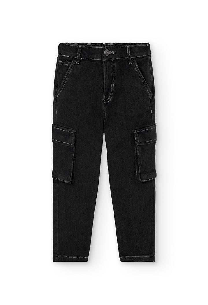Pantaloni denim elastico per ragazzo -BCI