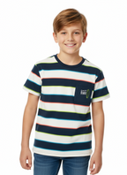 Maglietta jersey a righe per ragazzo -BCI