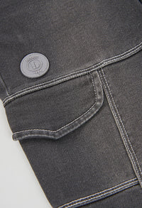 Pantaloni Denim Bambino Nero Boboli