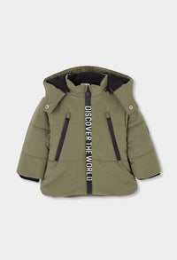 Parka Tessuto Tecnico Bambino Kaki Boboli