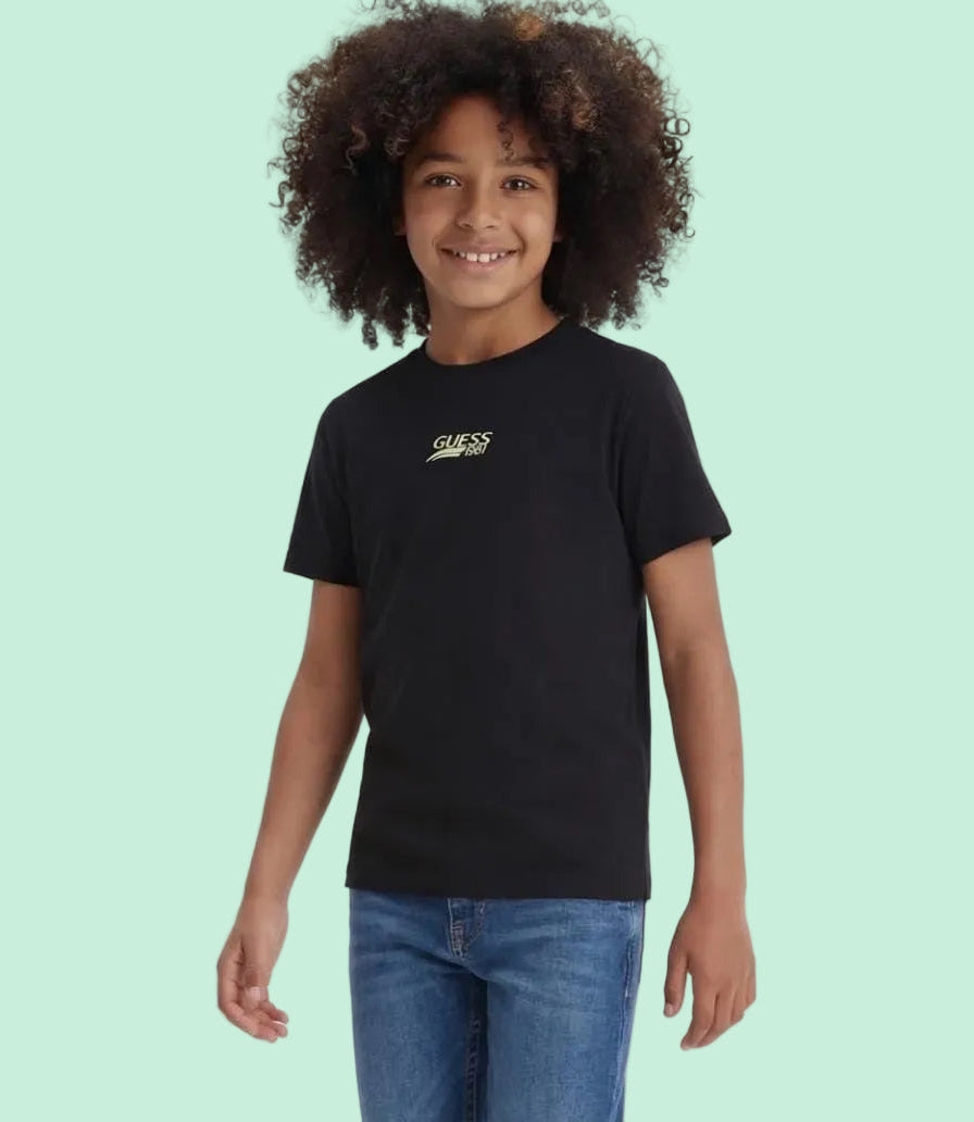 T-SHIRT CON SCRITTA GUESS