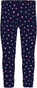 Leggings Blu Felpati con Cuori Rosa Comodi e Caldi Name It - Bambina
