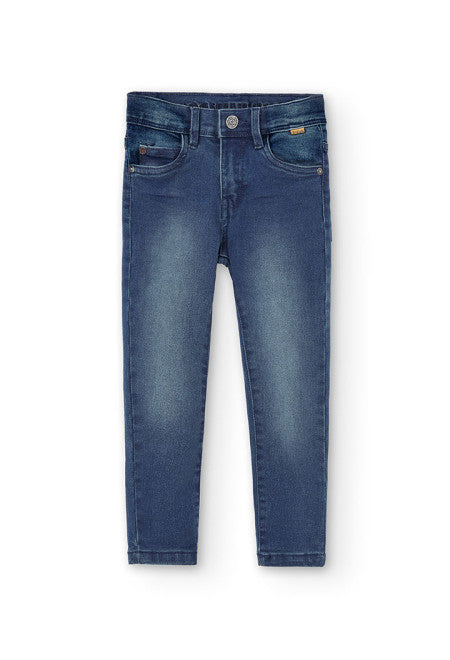 Pantaloni denim elastico per ragazzo