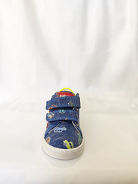 Scarpe Falcotto Sasha Vl Canvas Pr.jeep/gum Azure-yellow Fluo - Neonato