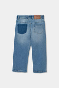 Pantaloni Denim Elastico per Ragazzo Boboli