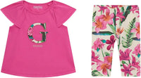 Completo Guess Composto da T-shirt + Leggings della Guess Bambina