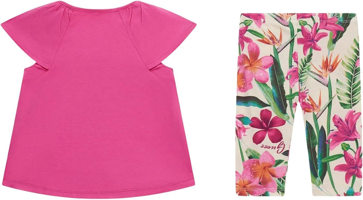 Completo Guess Composto da T-shirt + Leggings della Guess Bambina