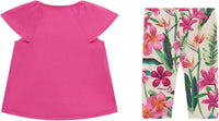 Completo Guess Composto da T-shirt + Leggings della Guess Bambina
