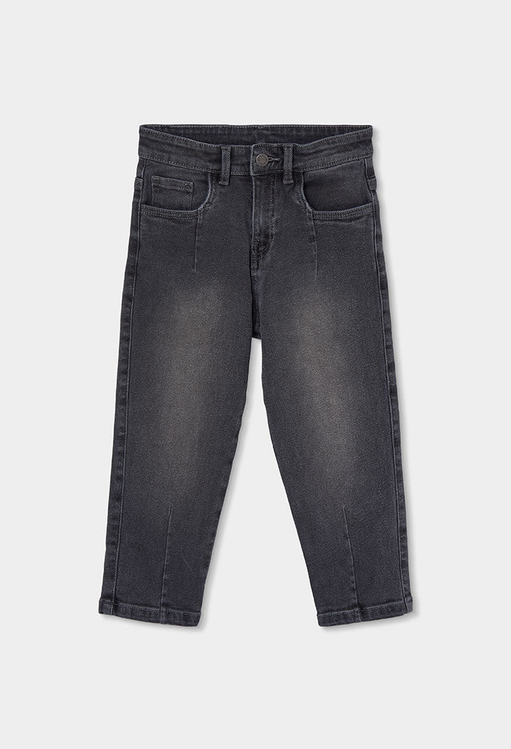 Pantaloni Denim Elastico Ragazzo Grigio Boboli