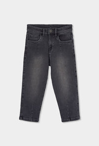 Pantaloni Denim Elastico Ragazzo Grigio Boboli