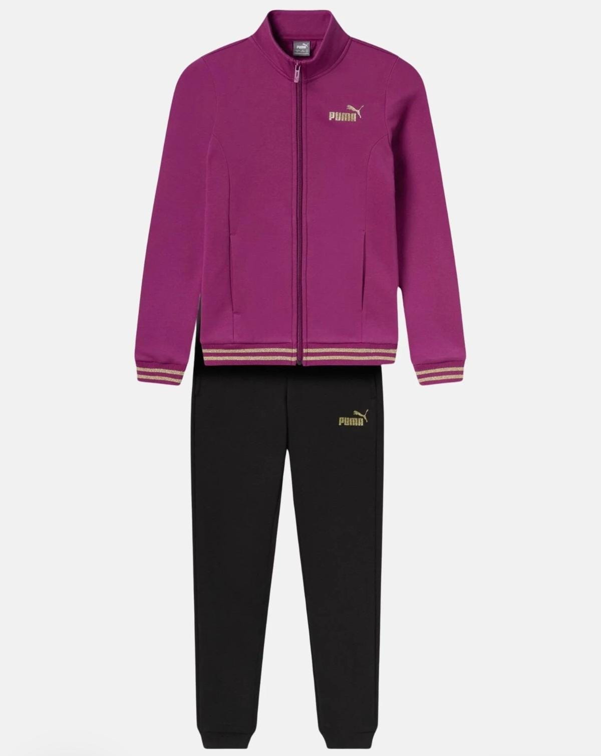 TUTA FELPATA CON ZIP PUMA RAGAZZA