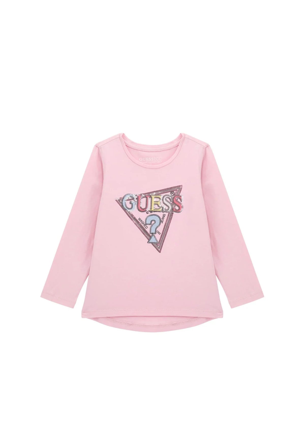 High Low Ls T-shirt Guess - Neonata