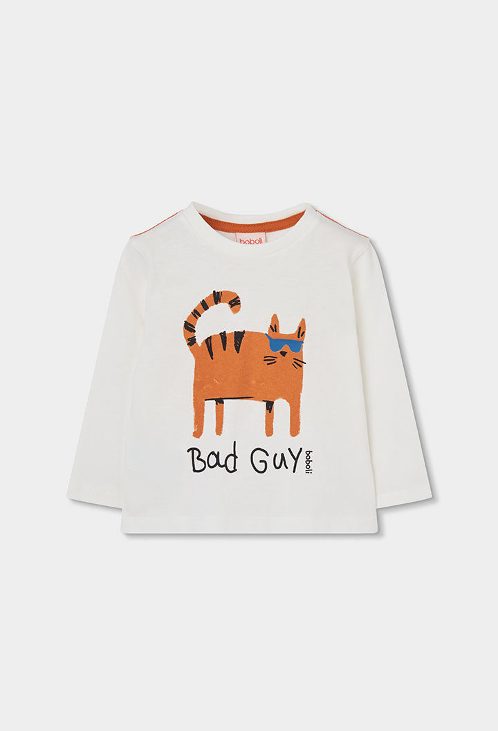 Maglietta Jersey Bambino Off White Boboli