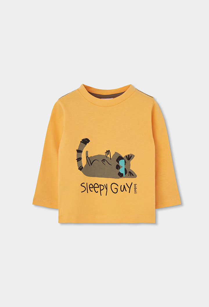 Maglietta Jersey Bambino Mostarda Boboli