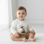 Maglietta jersey elastico per neonati -BCI