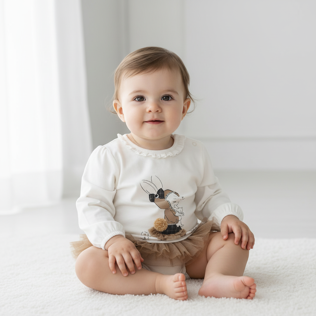 Maglietta jersey elastico per neonati -BCI