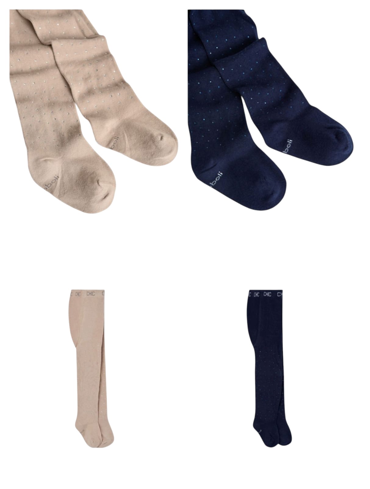 Calzamaglia cristalli per bimba -BCI