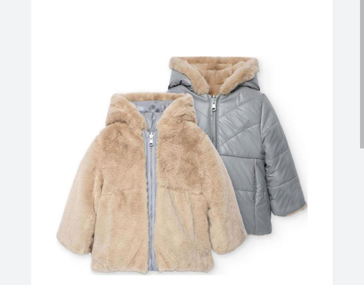 Parka reversibile per bimba