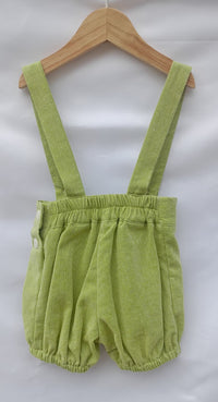 Pagliaccetto con Bretelle Verde New Born Manuell & Frank - Neonato