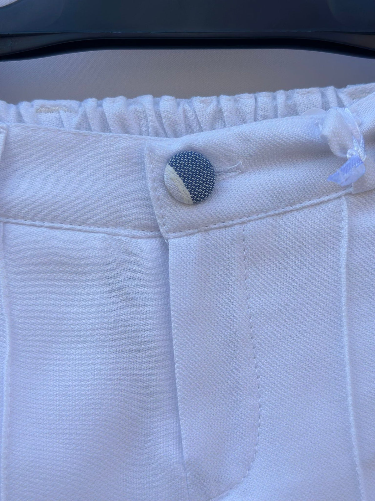 Bermuda con Particolare a Righe Laterale Coordinabile New Born Manuell & Frank -