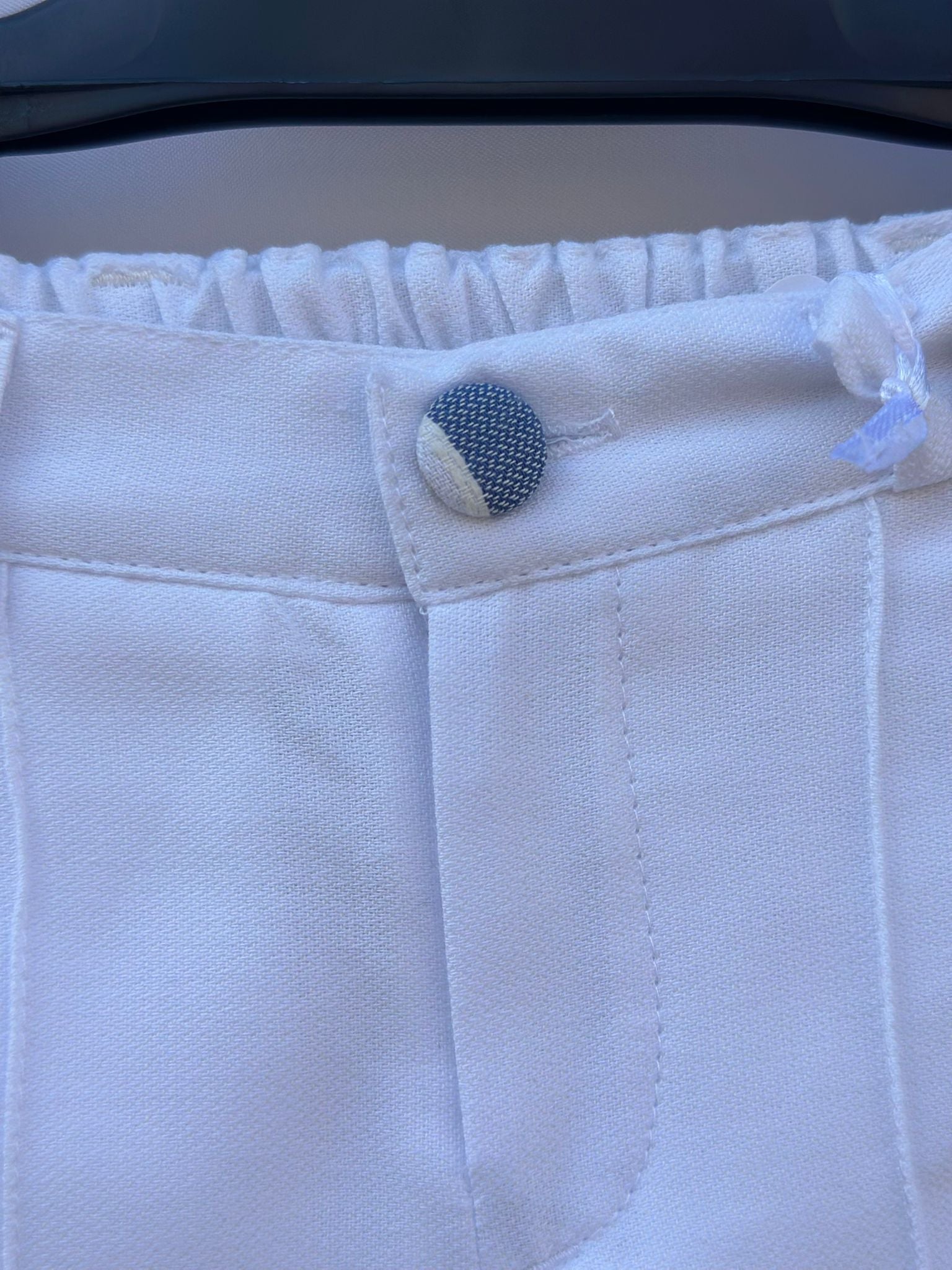 Bermuda con Particolare a Righe Laterale Coordinabile New Born Manuell & Frank -