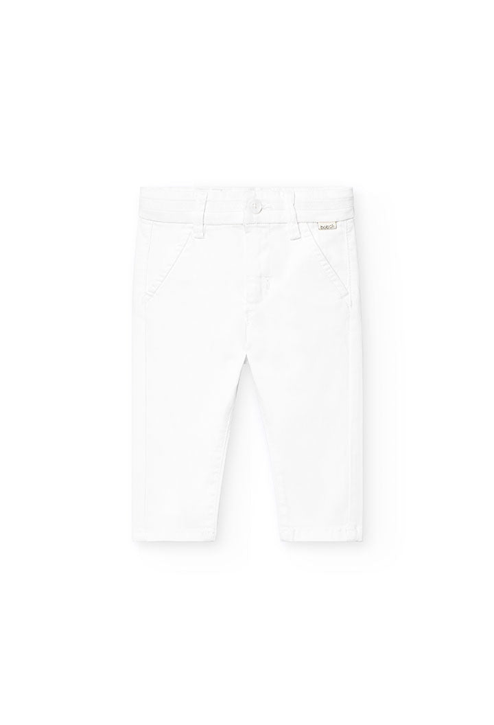 Pantaloni saten elasticizzato per neonati -BCI