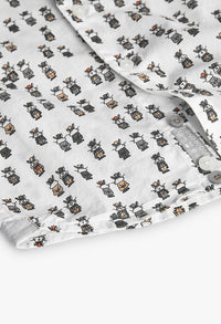 Camicia Popelin Stampato per Neonati Boboli