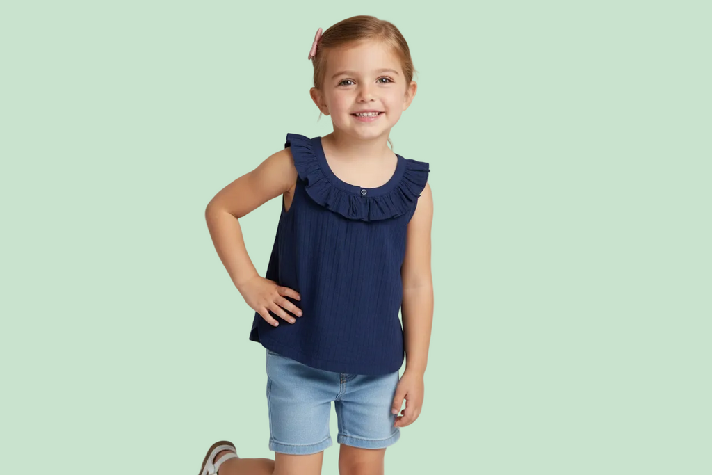 BLUSA VISCOSA PER RAGAZZA