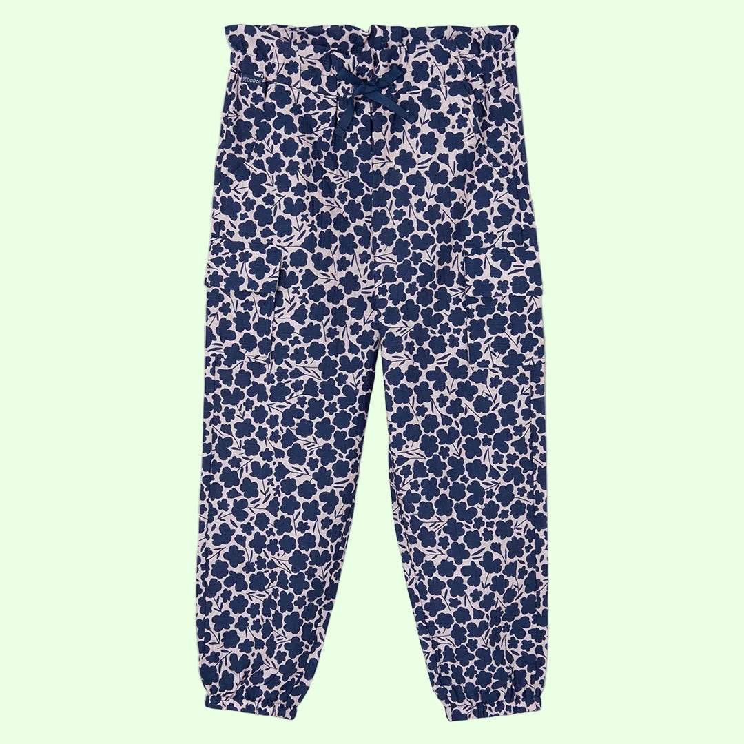 PANTALONI VISCOSA FIORI PER RAGAZZA