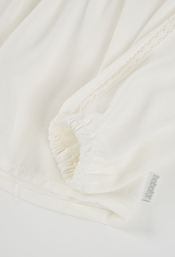 Blusa Bambina Off White Boboli