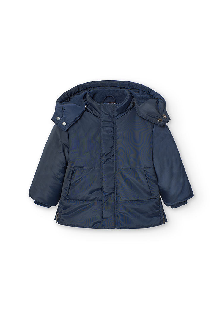 Parka tessuto tecnico per bimbo