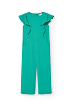 Tuta in Crepe per Bambina Verde Acqua Boboli