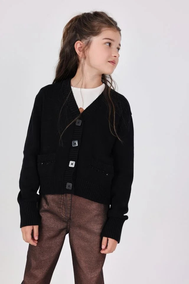 CARDIGAN CON BOTTONI PER RAGAZZA
