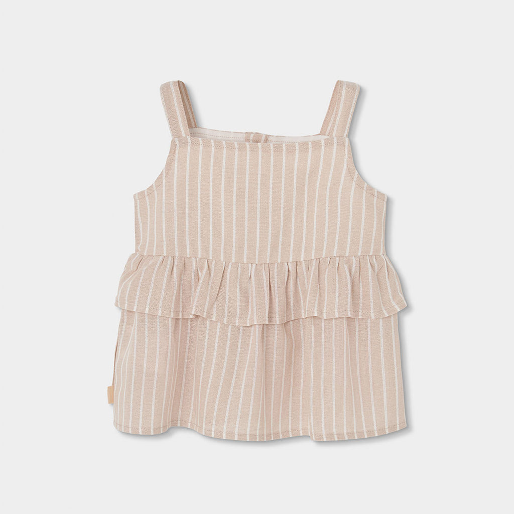 T-shirt e maglie Top Lino a Righe per Ragazza Boboli