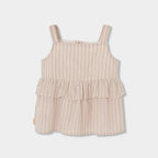 T-shirt e maglie Top Lino a Righe per Ragazza Boboli