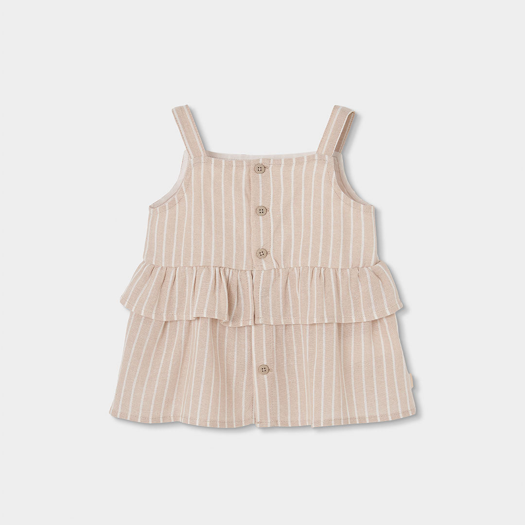 T-shirt e maglie Top Lino a Righe per Ragazza Boboli