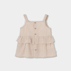T-shirt e maglie Top Lino a Righe per Ragazza Boboli