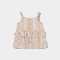 T-shirt e maglie Top Lino a Righe per Ragazza Boboli