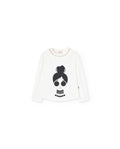 T-SHIRT MANICA LUNGA CON PERLE BOBOLI RAGAZZA